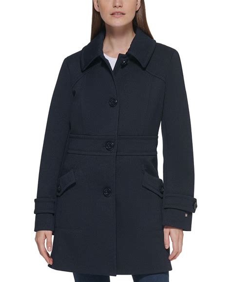 tommy hilfiger single breasted peacoat.